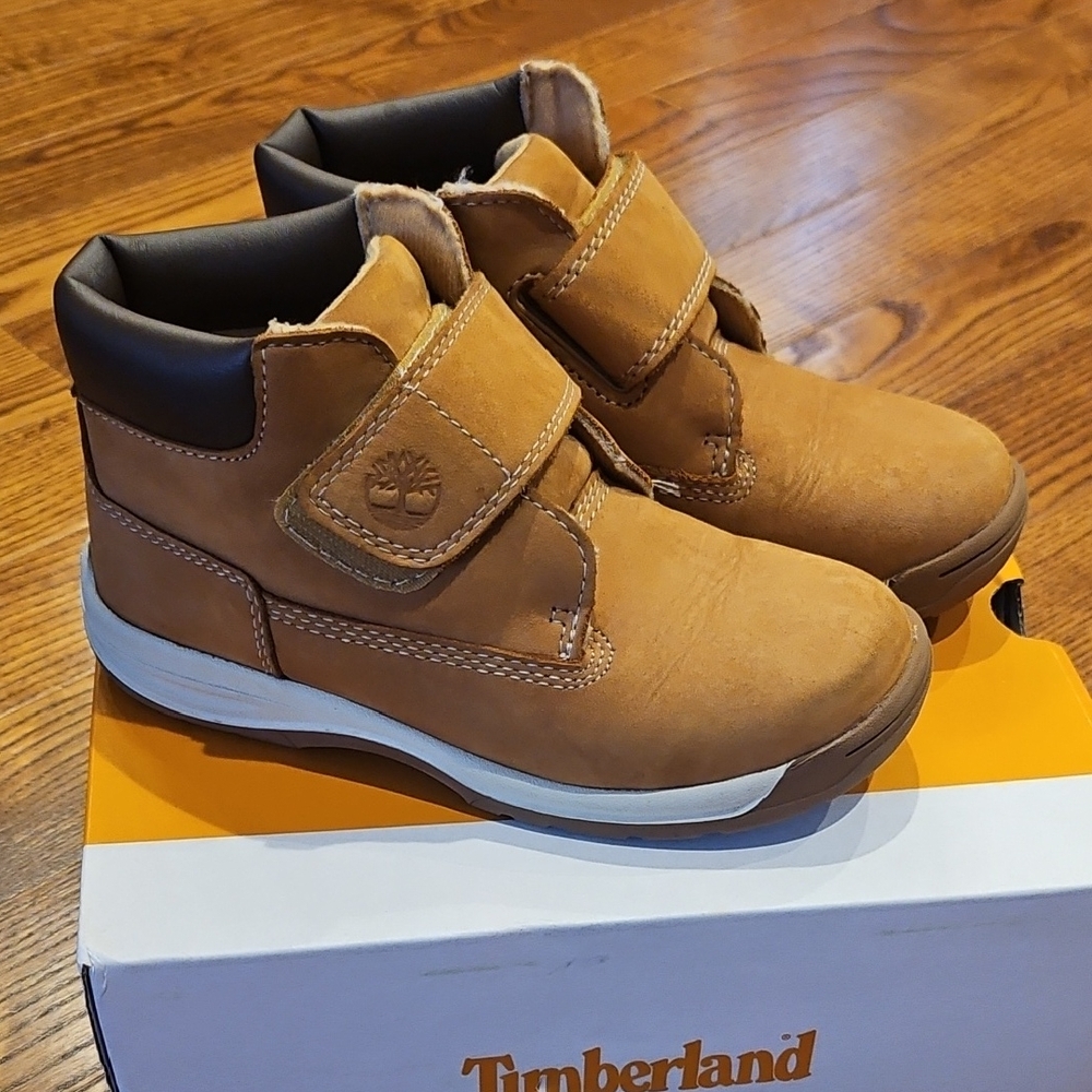 Timberland Kids Brown and Black Boots